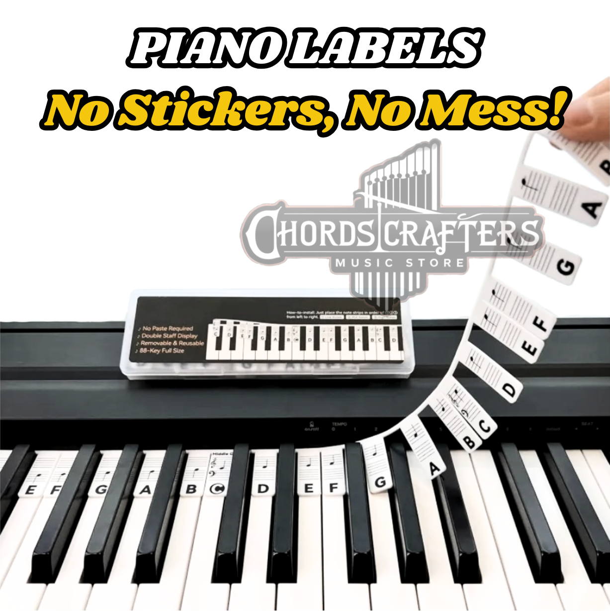 Piano Keyboard Labels